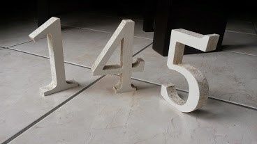 Nos chiffres de table