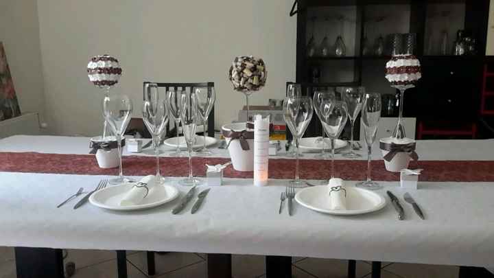 Essai décoration de table - 2
