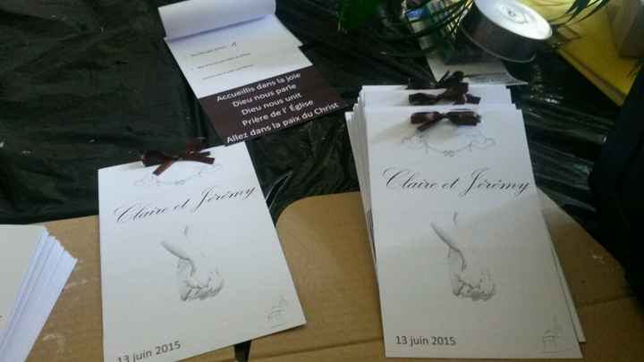 45 livrets de messe et 48 pompons plus tard. - 1