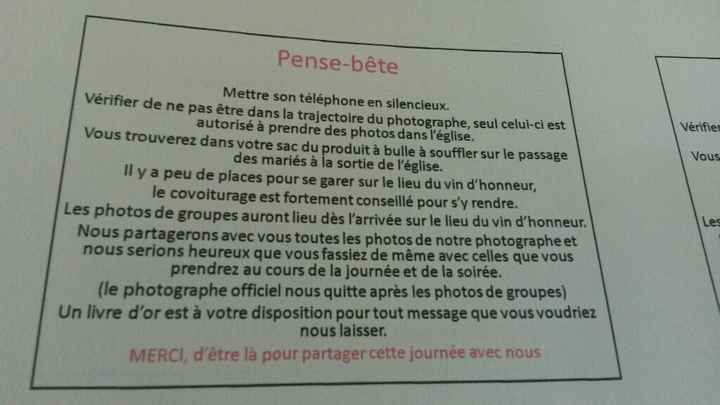 Les 10 commandements des invités - 1