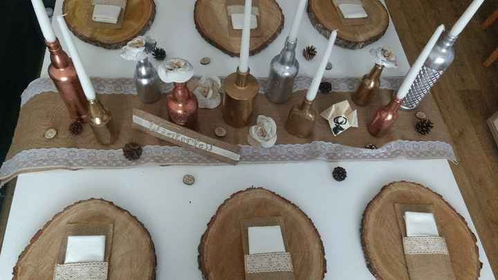 Bougeoire et déco de table