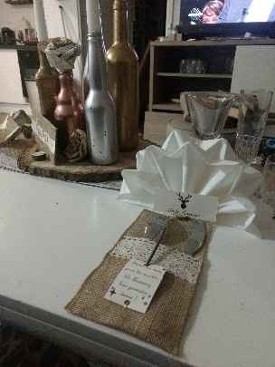 déco avec pliage et centre de table