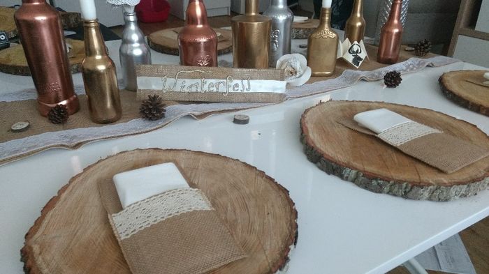décoration des table dernier essai 