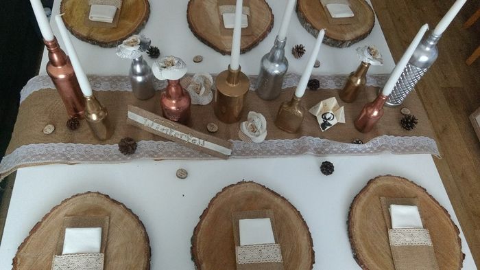 décoration des table dernier essai 