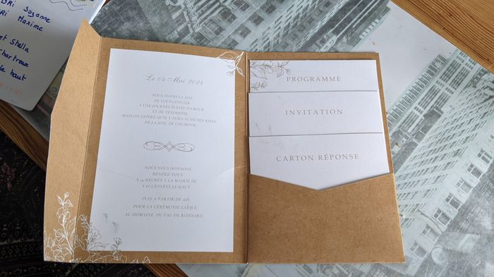 Questions faire-part (horaires, déco...) 2