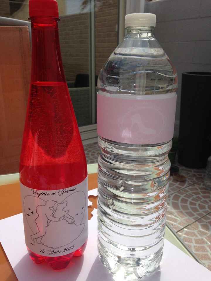 bouteille d'eau customisés à notre thème