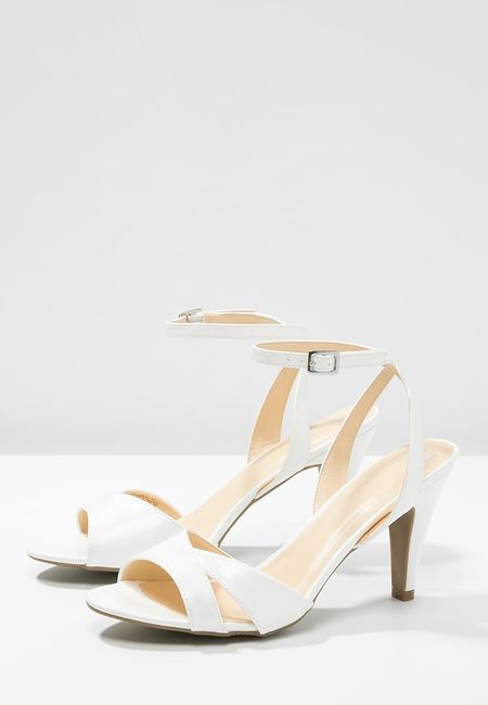 Sandales à talons hauts - white