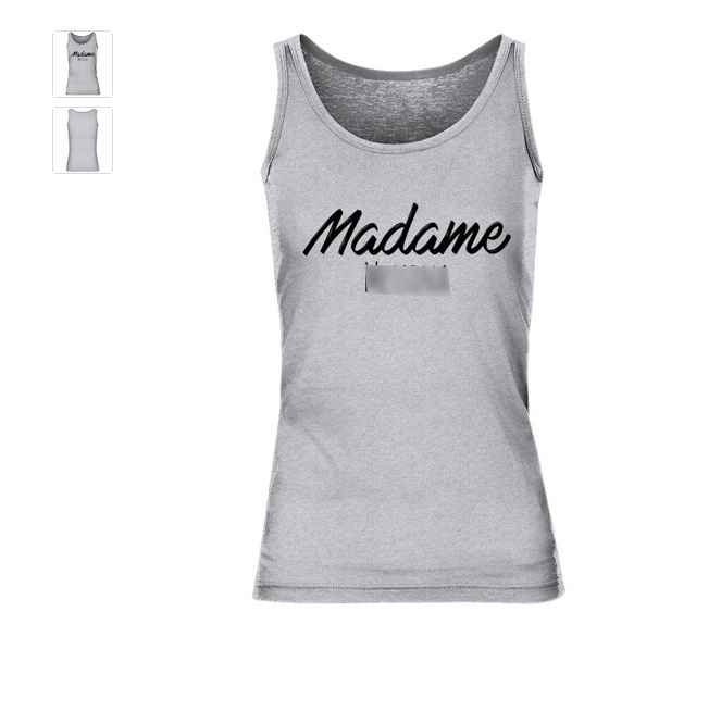 Madame t-shirt gris