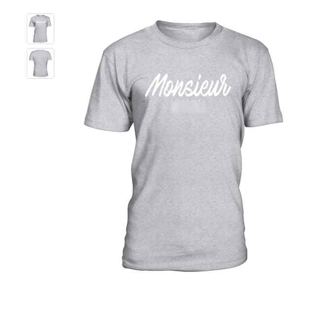 Monsieur t-shirt gris