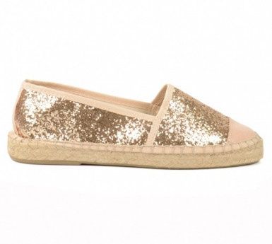 Espadrilles dorées