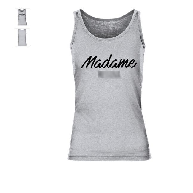 Madame t-shirt gris