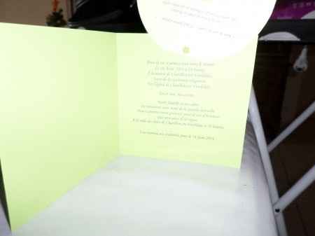 Faire part mariage