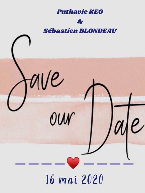 As-tu fait un save the date ? 1