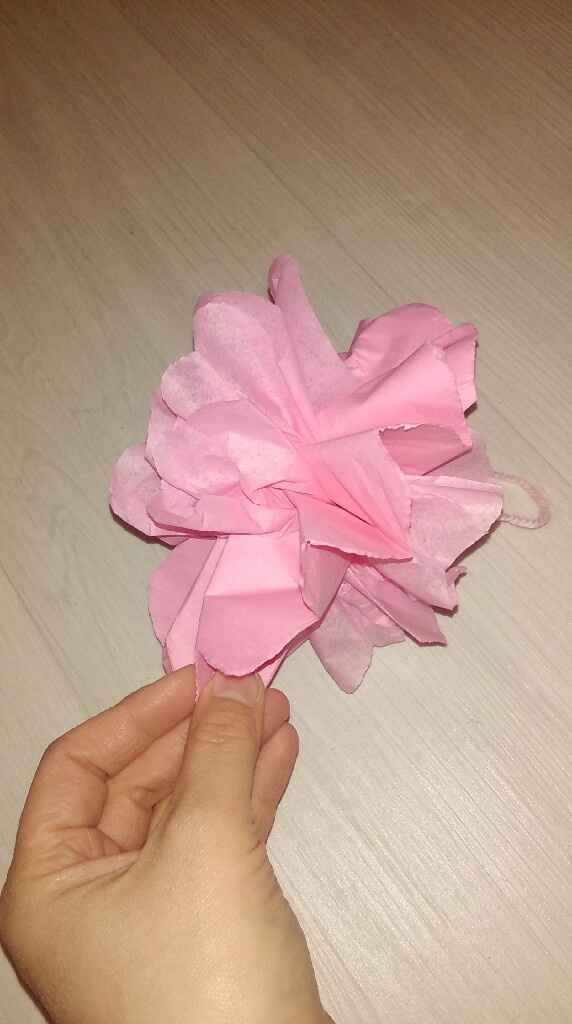 Tuto pompom papier de soie. - 7