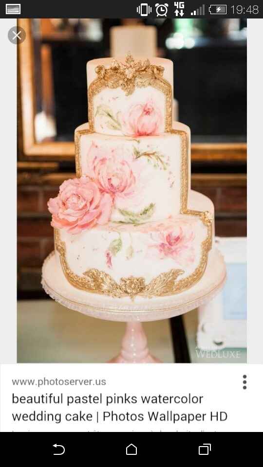 Inspirations gâteaux : les gâteaux peints à la main. - 2