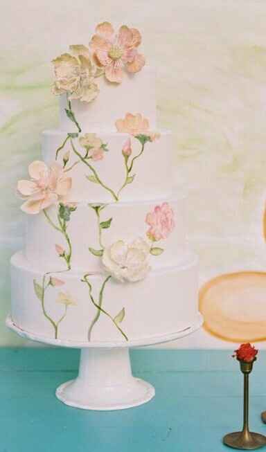 Inspirations gâteaux : les gâteaux peints à la main. - 5