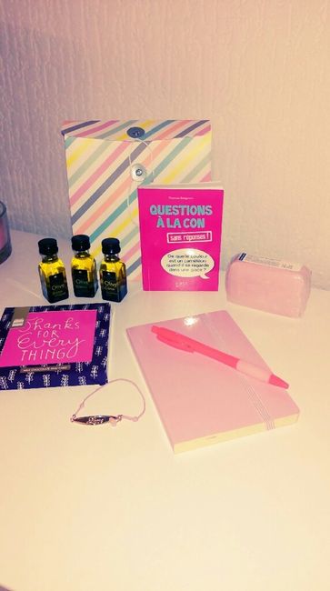 Pochettes cadeaux pour témoins. - 1