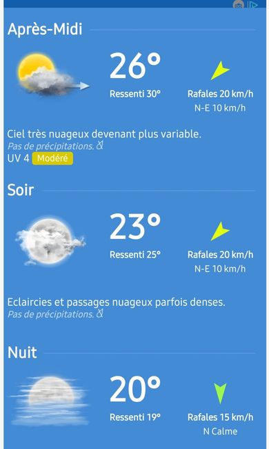 La météo le jour du mariage ☀️ 🌧️🌦️ 2