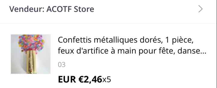 "Confettis" à jeter à la sortie de l'église et de la mairie - 2