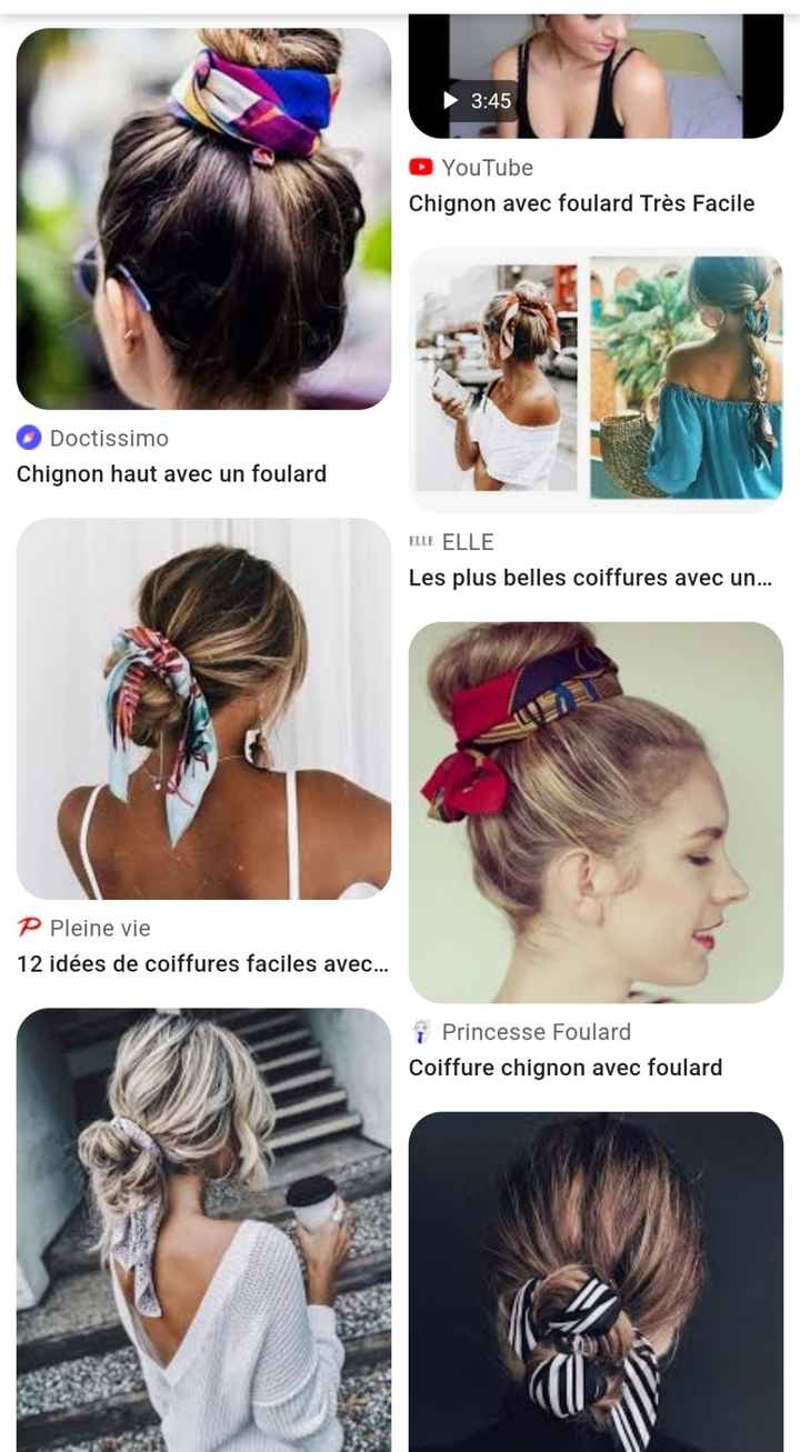 Besoin conseil Coiffure mariage civil - 1