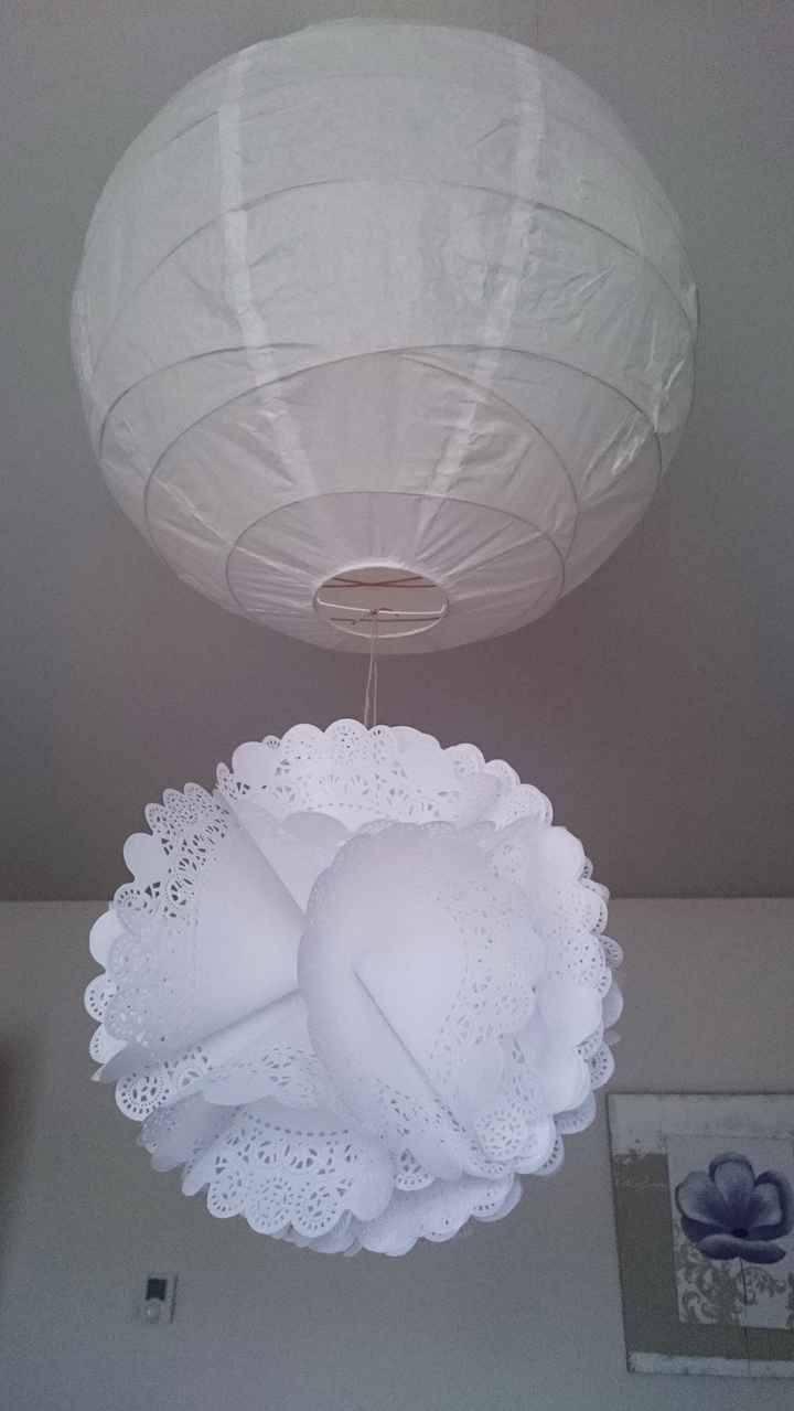 Pompon en napperons - essai