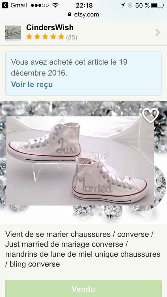 J ai trouve mes converses pour mon mariage - 1