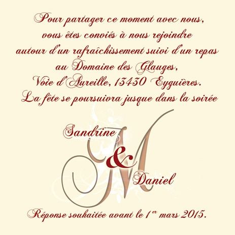 Photo de vos faire part!!!!! - 4