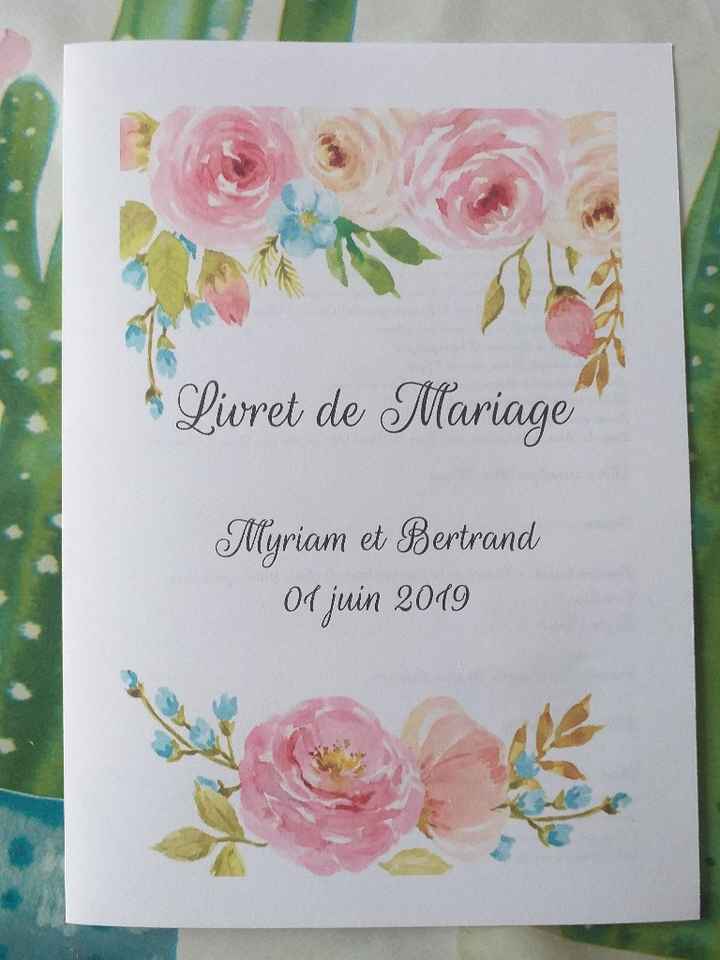 Livret de mariage. - 1