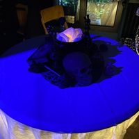 Essaie centre-de-table mariage thème Halloween - 2