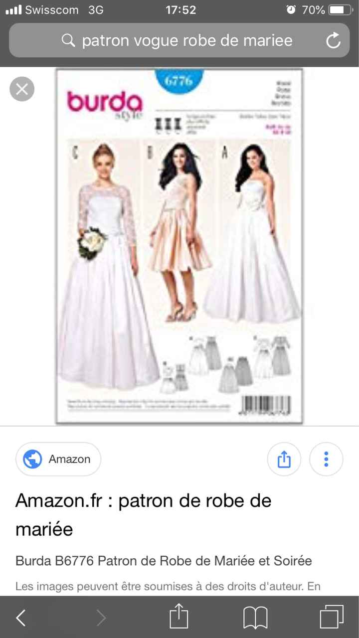 Tissus robe de mariée - 1