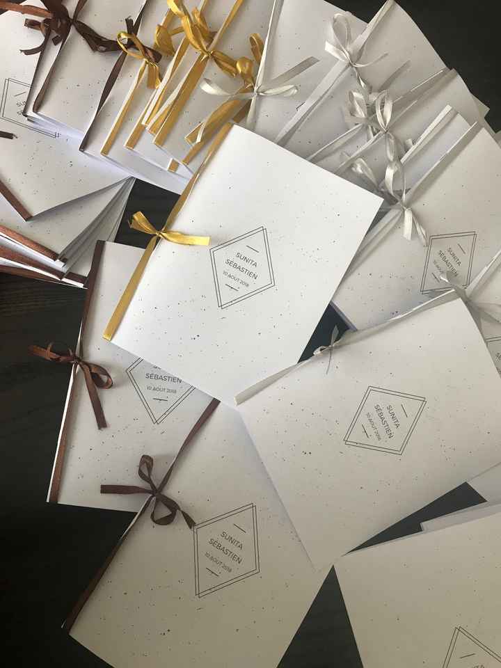 Atelier du soir : Livrets de cérémonie - 2