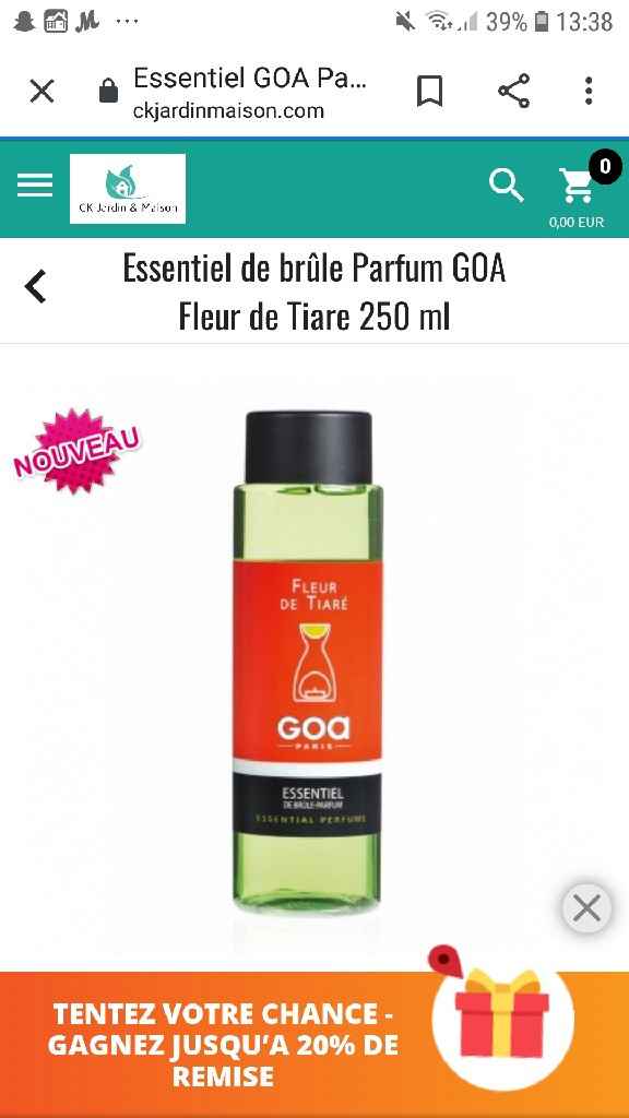 Parfum pour bougies - 1