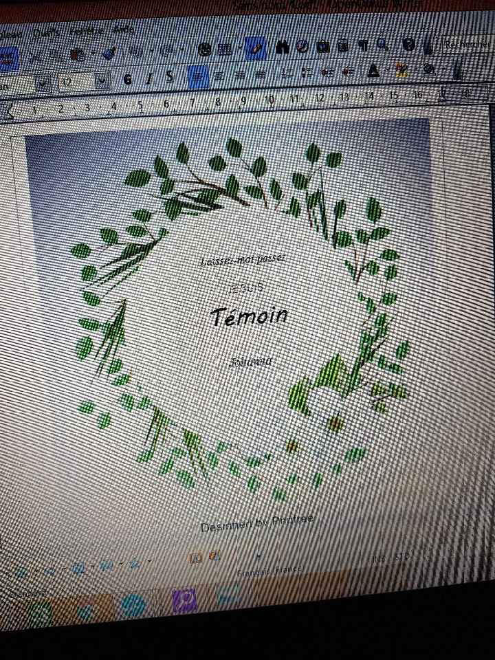 Votre avis svp couronne fleurs - 2