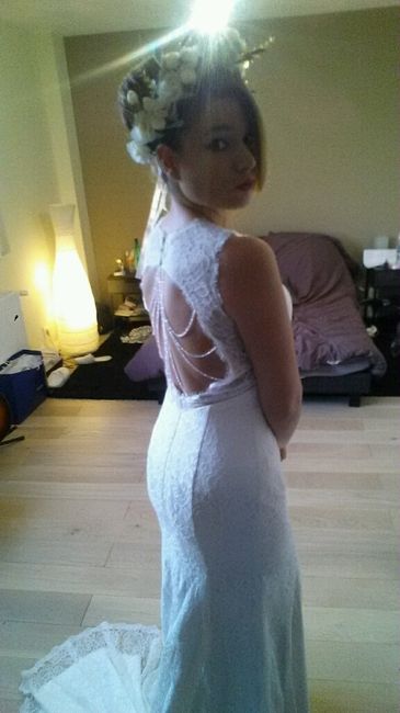 Photo de votre robe de mariée achetée sur internet - 3
