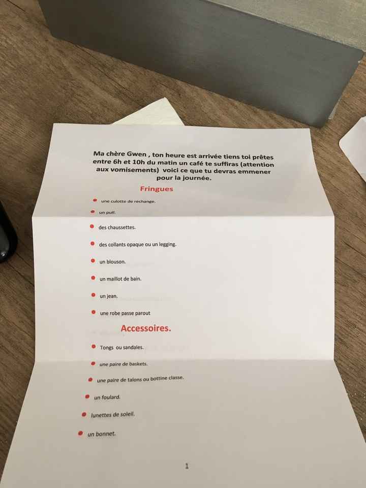 Convocation evjf - 3