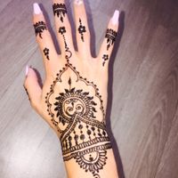 Mes ongle et henna 