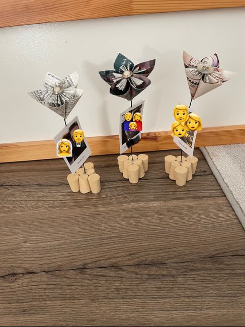 Déco de mariage + bouquet - Origami 2