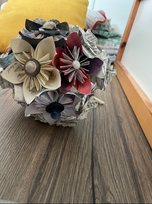 Déco de mariage + bouquet - Origami - 4