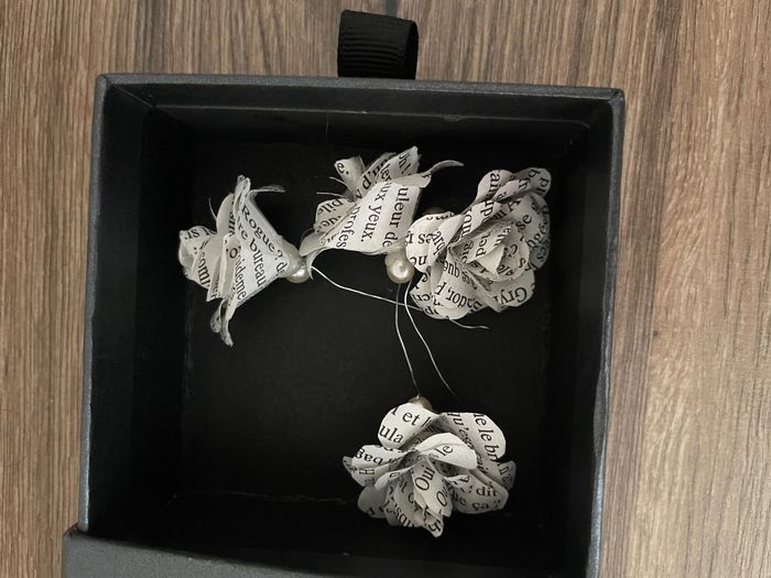 Déco de mariage + bouquet - Origami 5