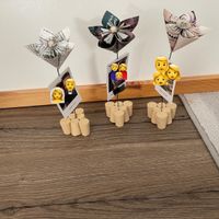Déco de mariage + bouquet - Origami - 2