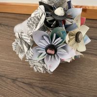 Déco de mariage + bouquet - Origami - 3