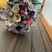 Déco de mariage + bouquet - Origami - 4