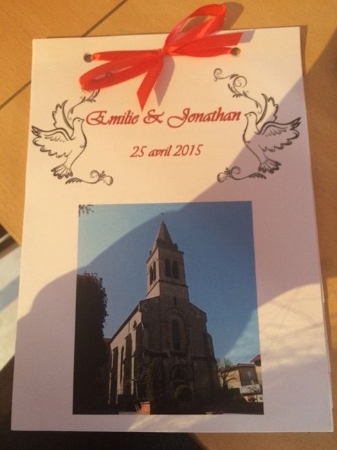 Livret de messe