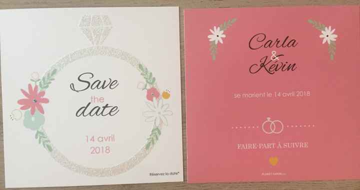  save the date enfin recus ! 😍 - 1