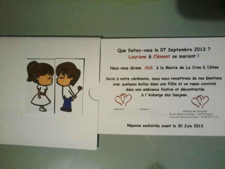 notre faire part