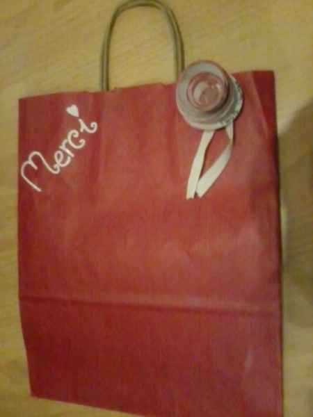 mes sacs cadeaux pour les invités