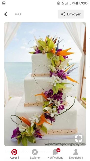 Wedding cake carré - 1