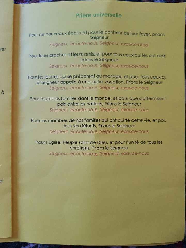 Livret de messe - 11