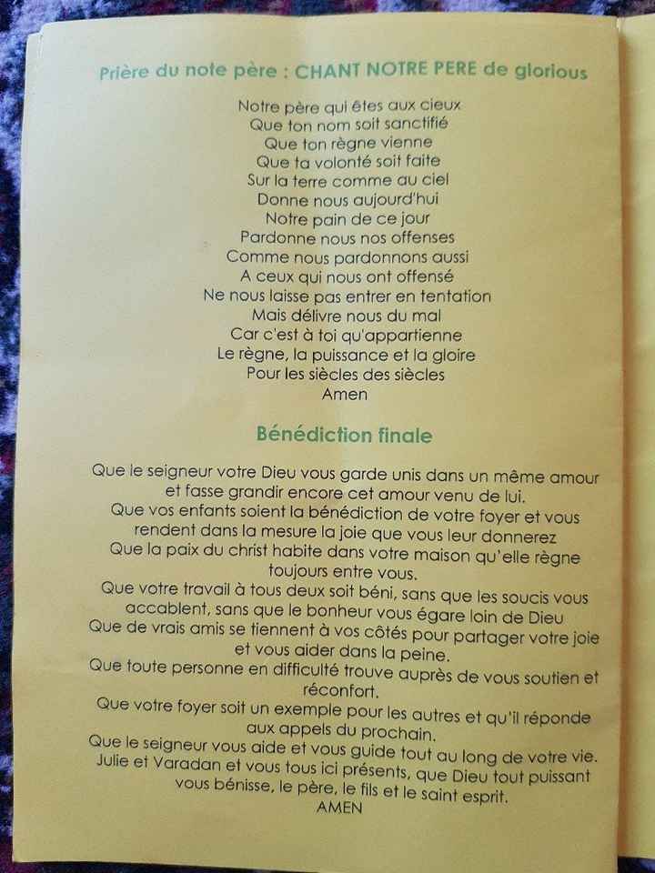 Livret de messe - 12
