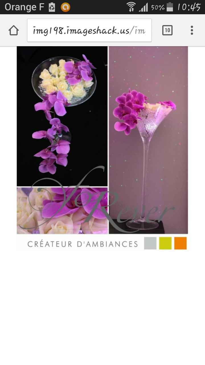 J'ai besoin d'idées pour la decoration de vases martinis  - 1